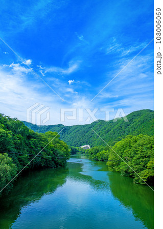 玉淀湖 寄居橋からの風景 寄居町 玉淀湖 寄居橋からの風景 寄居町 108006069