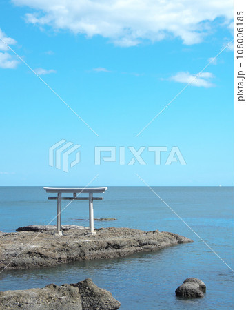 大洗磯前神社 海の鳥居 9月 大洗磯前神社 海の鳥居 9月 108006185