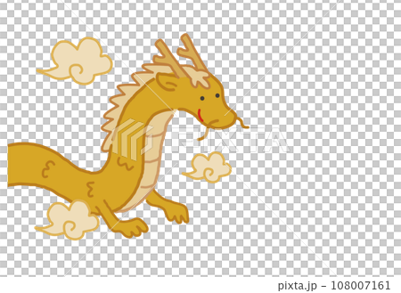黃龍插畫素材 108007161