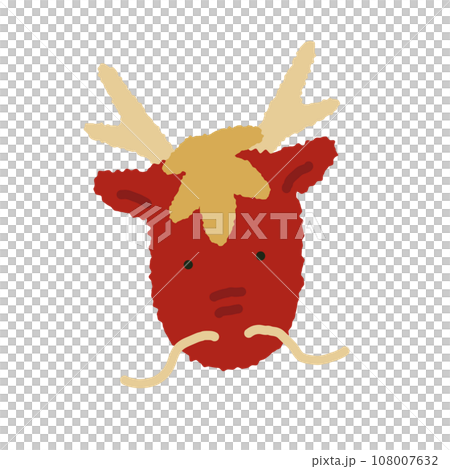 Hand-drawn illustration material for the Year of the Dragon 108007632