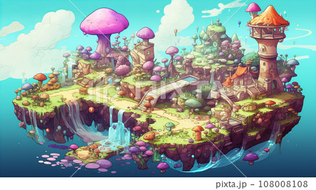 RPG風画像　背景素材 108008108