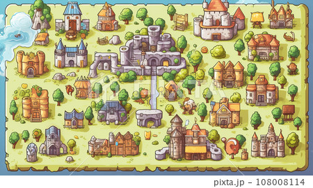 RPG風画像　背景素材 108008114