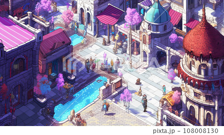 RPG風画像 背景素材 RPG風画像 背景素材 108008130
