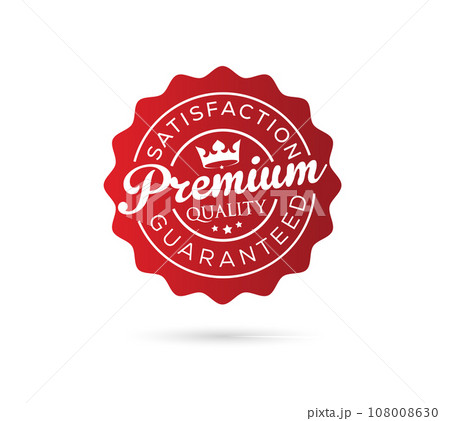 Premium quality Guarantee badge sticker. 108008630
