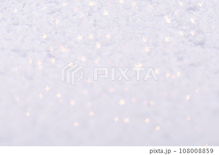 Christmas winter background with snow and flares 108008859