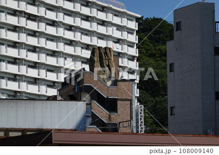 保土ヶ谷駅隣接のマンションの屋上の岩 保土ヶ谷駅隣接のマンションの屋上の岩 108009140