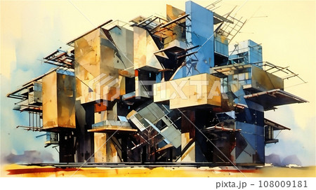 Generative AI, Fragmented Illusion: A...のイラスト素材 [108009181] - PIXTA