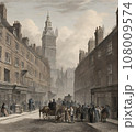 19世紀ヨーロッパの街並みイラスト4（写実的） 108009574