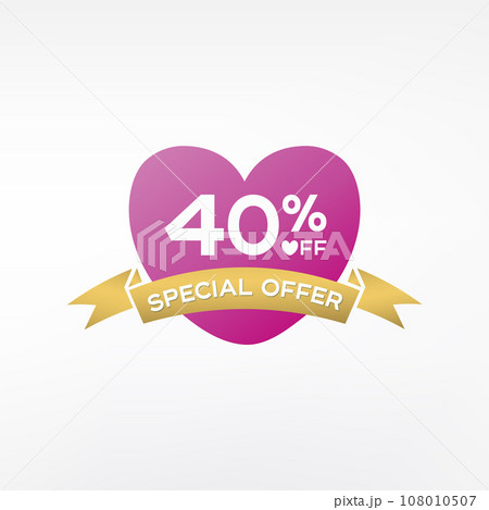 40% off discount promotion sale Brilliant poster 108010507