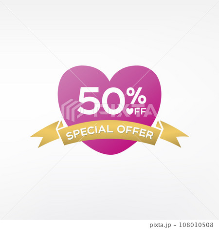 50% off discount promotion sale Brilliant poster 108010508