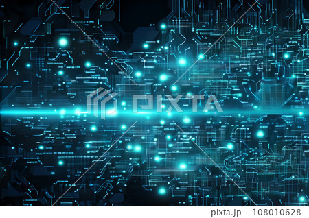 デジタルトランスフォーメーションな背景画 5 デジタルトランスフォーメーションな背景画 5 108010628