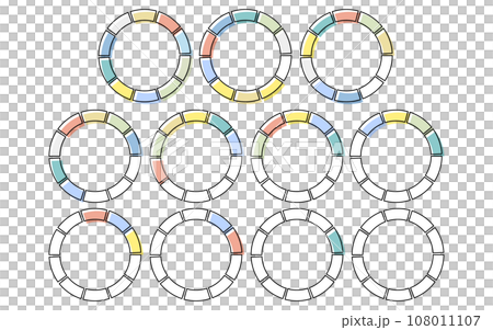 簡單多彩的進度條，資訊圖表 108011107