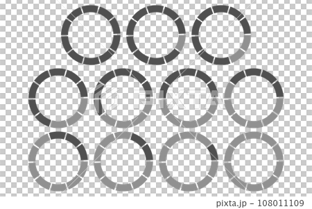 Simple monochrome progress bar, infographic 108011109