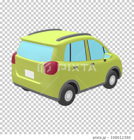 Car illustration material Deformed SUV style compact car Shuttleuse with roof rail (1_e) Car illustration material Deformed SUV style compact car Shuttleuse with roof rail (1_e) 108012380