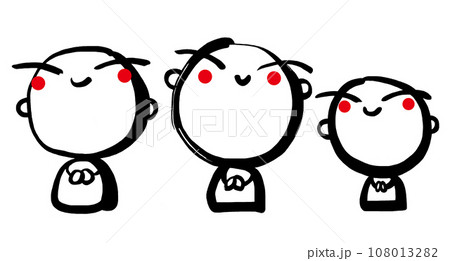 墨絵 お地蔵さん .n 墨絵 お地蔵さん .n 108013282