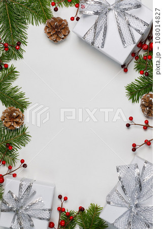 Christmas gift boxes and decor Christmas gift boxes and decor 108014827