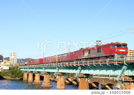 JR貨物のEH500形・金太郎が牽く貨物列車1 108015006