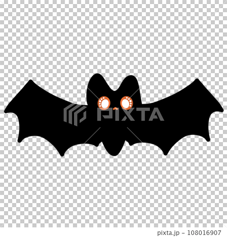 Halloween Bat Cartoon illustration For Halloween Festival Decoration Halloween Bat Cartoon illustration For Halloween Festival Decoration 108016907