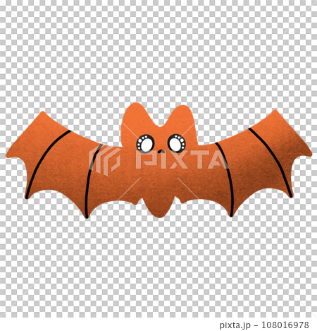 Halloween Bat Cartoon illustration For Halloween Festival Decoration 108016978