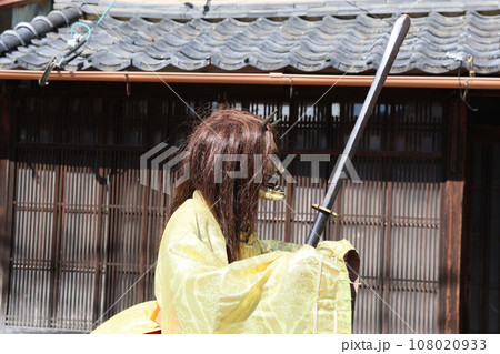 伊賀忍者の里 上野天神祭りの鬼行列 伊賀忍者の里 上野天神祭りの鬼行列 108020933