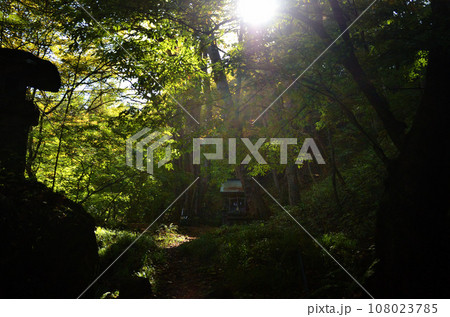 福島県西白河郡西郷村のパワースポット　剣桂神社 108023785