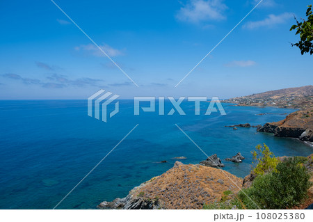 Beautiful seascape of Pomos village in Cyprus Beautiful seascape of Pomos village in Cyprus 108025380