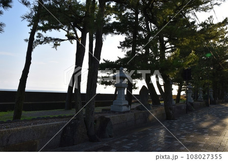 朝の二見浦の風景 三重 朝の二見浦の風景 三重 108027355