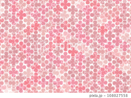 Abstract pink four leaf clover lucky background 108027558