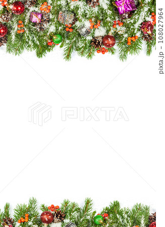 Christmas background. Eve framework 108027964