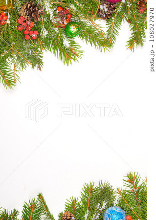 Christmas background. Eve framework 108027970