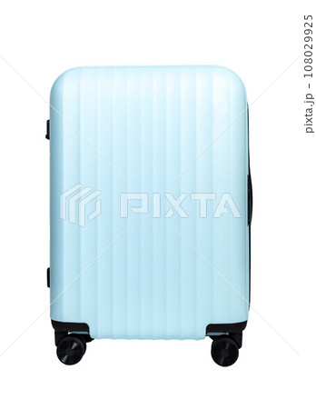 Spinner wheeled suitcase, hand luggage, baggage isolated on white 108029925
