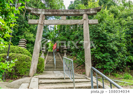 大阪府枚方市の意賀美神社　鳥居 108034034
