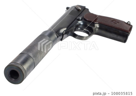 russian army handgun with silencer russian army handgun with silencer 108035815