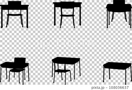 表簡單剪影圖標 108036637