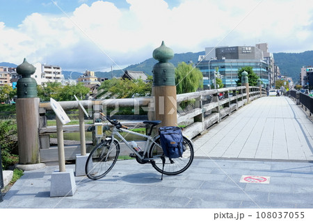 旧東海道、京都三条大橋 旧東海道、京都三条大橋 108037055