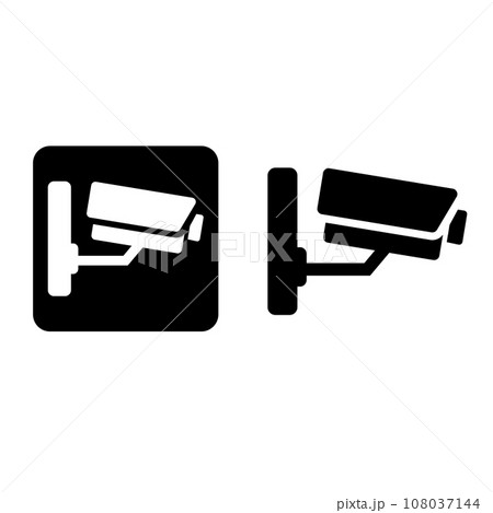 監視カメラアイコンセット 108037144