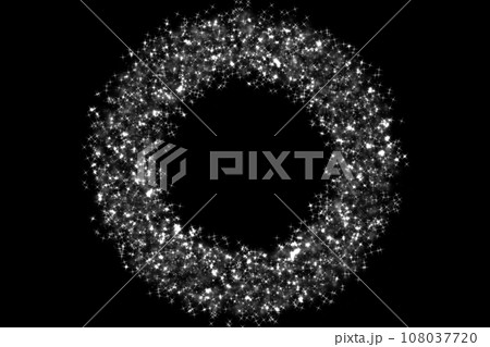 輪　デジタル　アート　渦　リング　ネオン　サイバー　模様　発光　CG　背景　壁紙 108037720