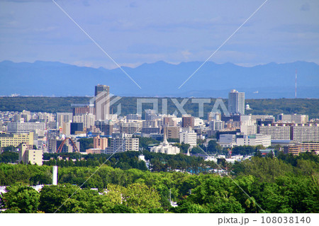 さっぽろ羊ヶ丘展望台からの眺望(北海道・札幌市) さっぽろ羊ヶ丘展望台からの眺望(北海道・札幌市) 108038140