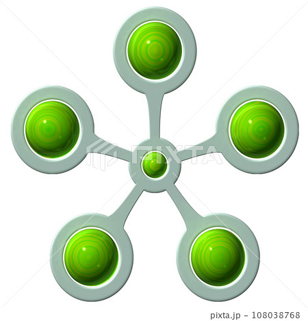 3DCG「5つの連携」 3DCG「5つの連携」 108038768