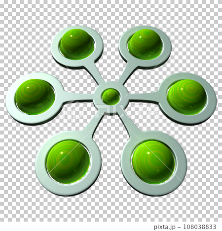 3DCG「6つの連携」 3DCG「6つの連携」 108038833