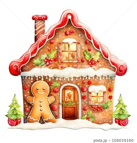 Holiday Baking Illustrations, Christmas Cookies, Watercolor Clipart With  Cookies, Gingerbread Man, Baking Supplies 