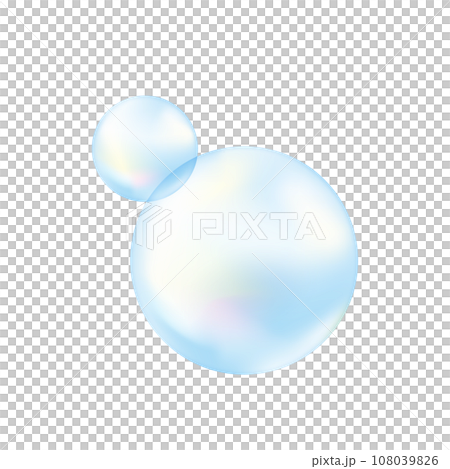 Vector illustration of soap bubbles 108039826