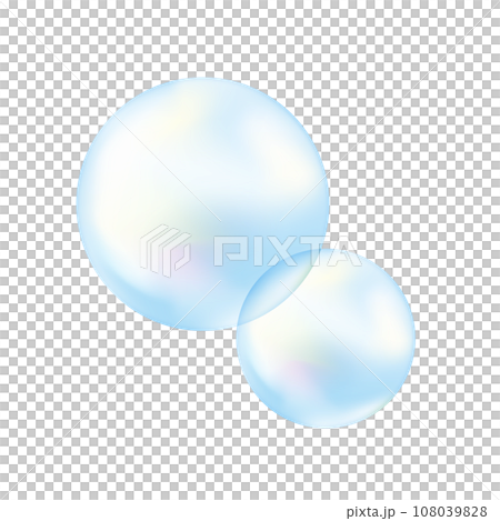 シャボン玉のベクターイラスト シャボン玉のベクターイラスト 108039828