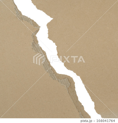 torn cardboard torn cardboard 108041764