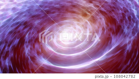 Abstract purple swirling twisted vortex energy magical cosmic galactic bright glowing spinning tunnel made of lines, background Abstract purple swirling twisted vortex energy magical cosmic galactic bright glowing spinning tunnel made of lines, background 108042782
