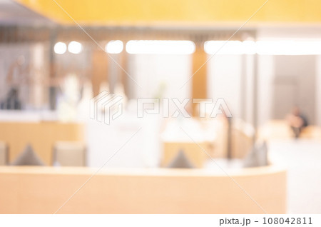 Abstract blur luxury hotel lobby and hotel restaurant interior 108042811