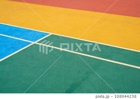 Choi Hung Estate colorful basketball court in Hong Kong Choi Hung Estate colorful basketball court in Hong Kong 108044238