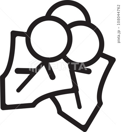 The Christmas icons for holiday concept 108044762