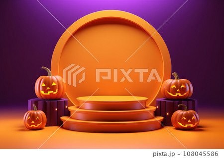 Festive Display for product presentation. Generative Ai. 108045586