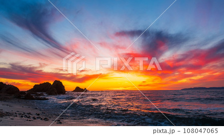 笹川流れ・夕景 108047065